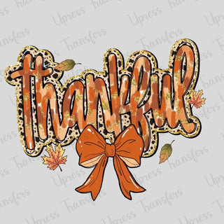 Thankful Glitter Outline
