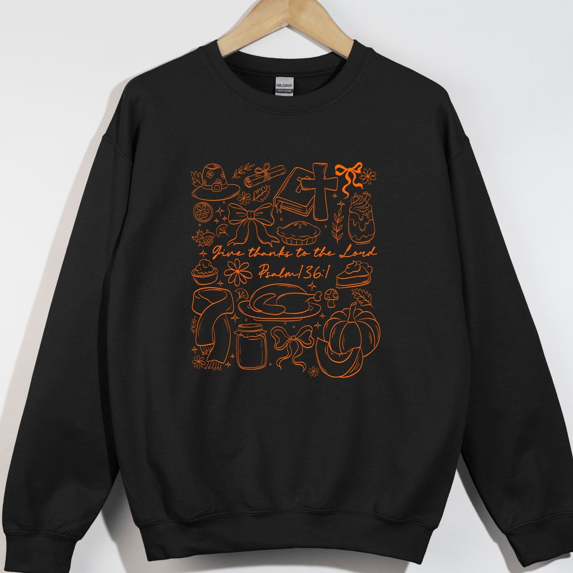 Thanks To The Lord Thin Orange Collage