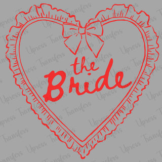 The Bride Ruffle Heart