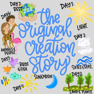 The Creation Story Blue