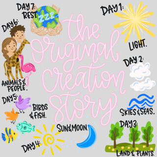 The Creation Story Pink