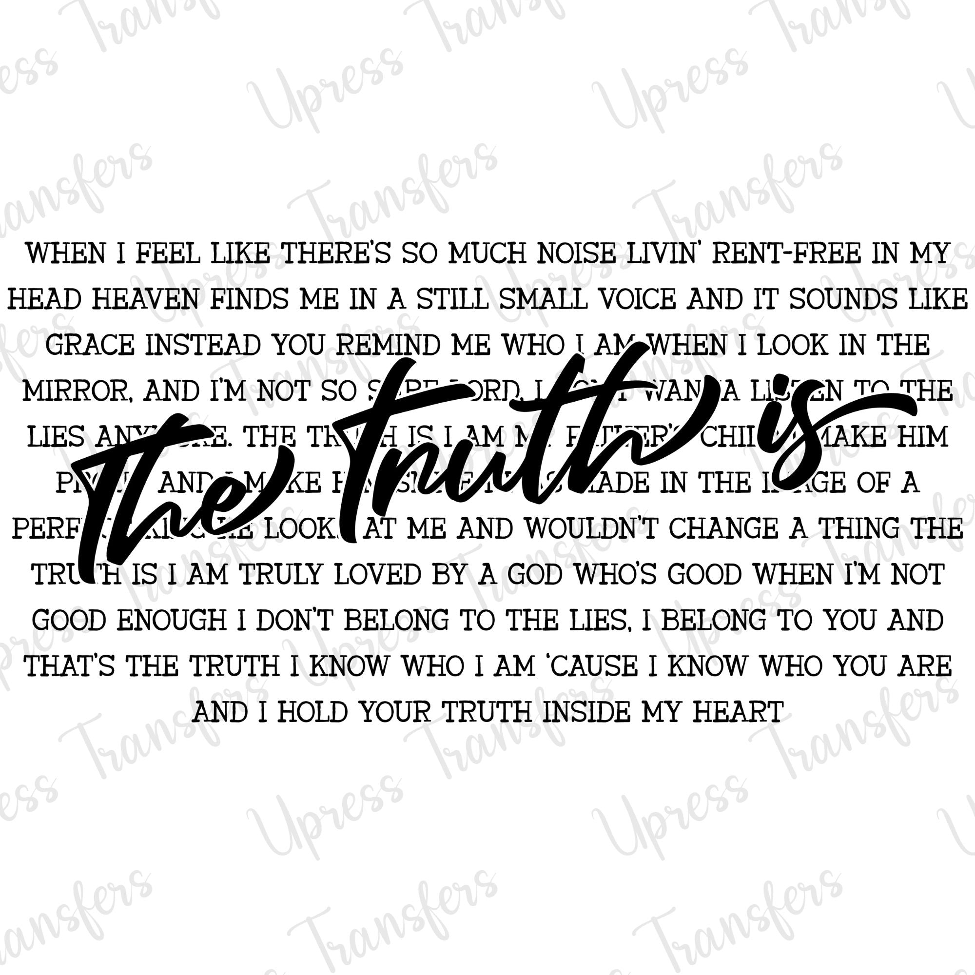 The Truth Is Words