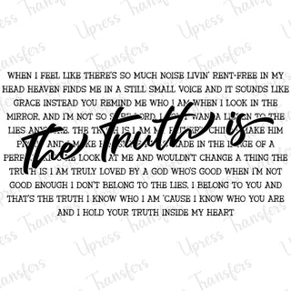 The Truth Is Words