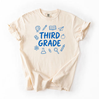 Third Grade Blue Doodle