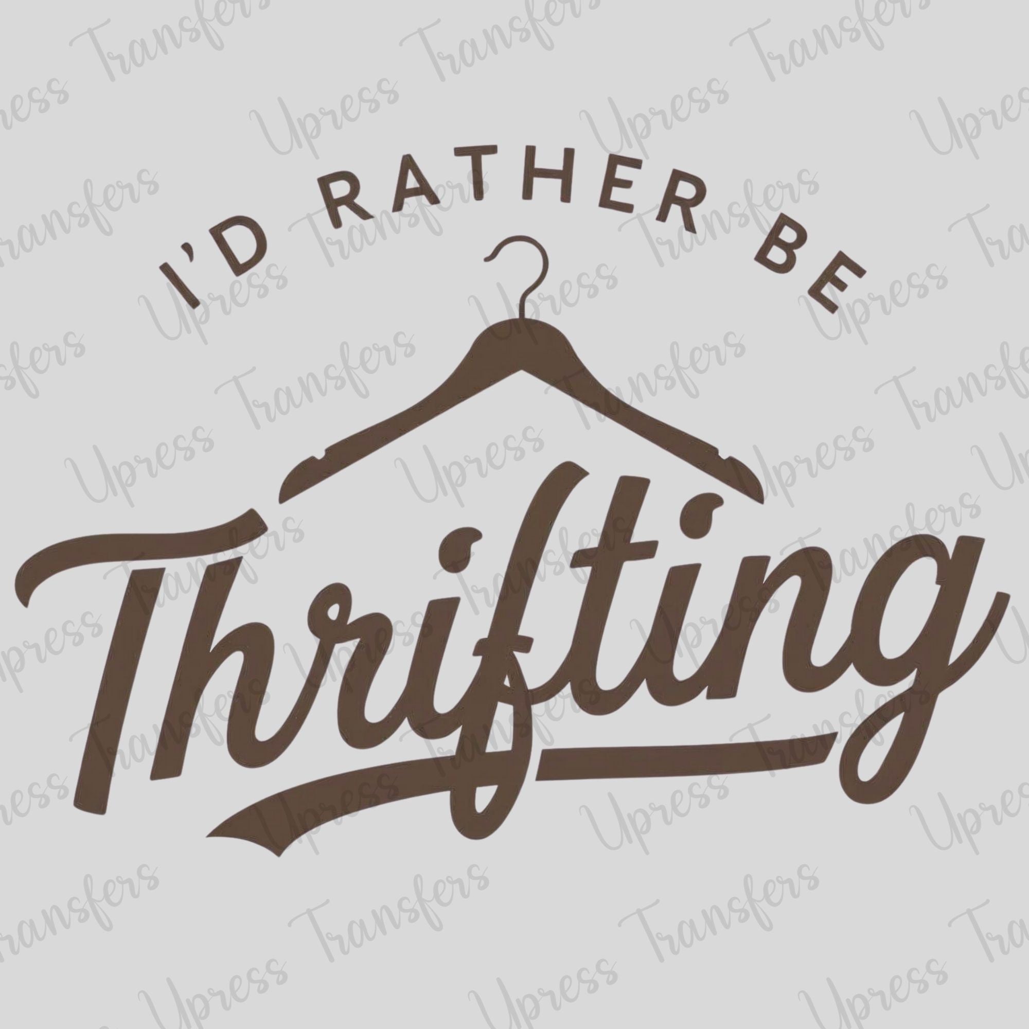 Thrifting Brown