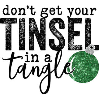 Tinsel In A Tangle Green