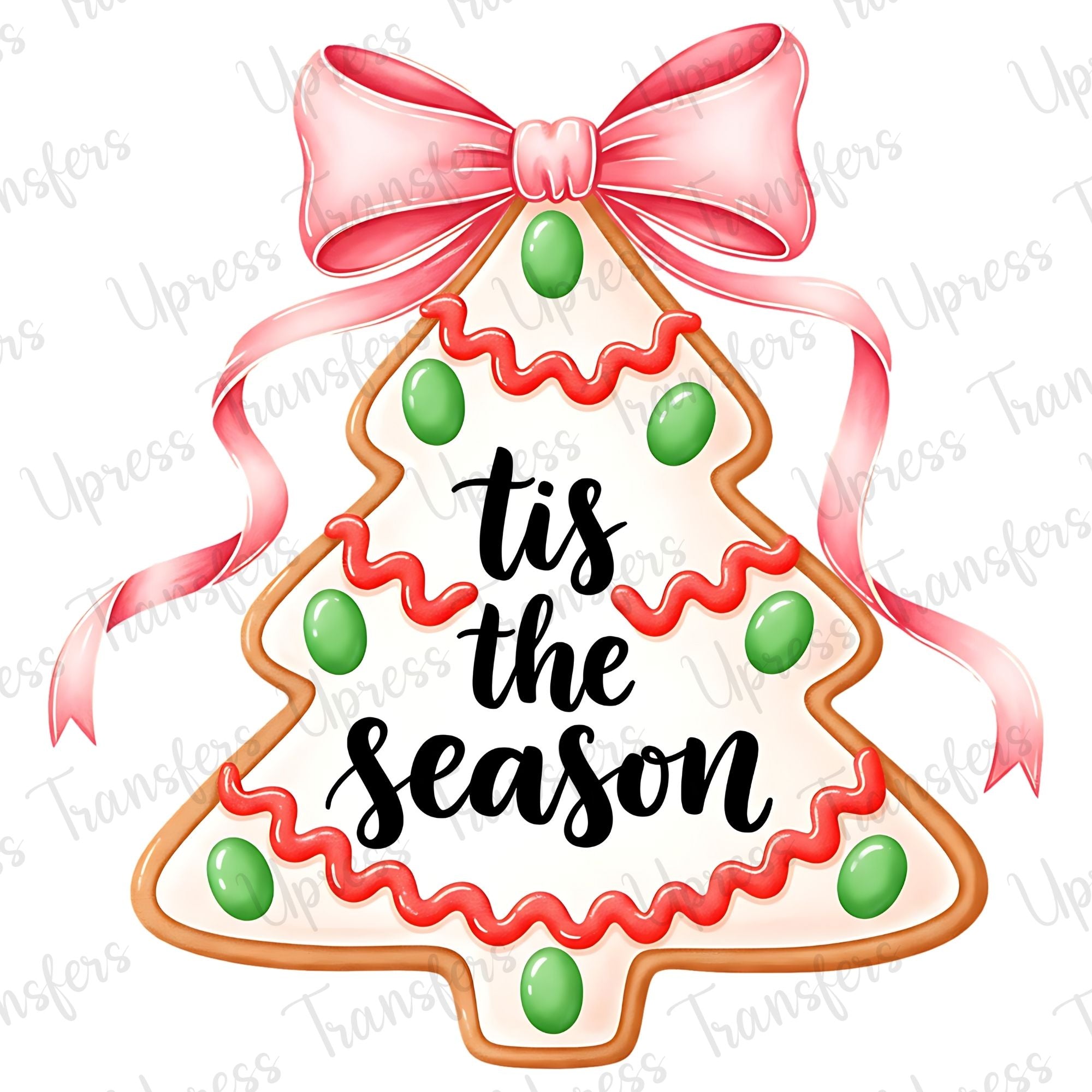 Tis The Season Christmas Cookie