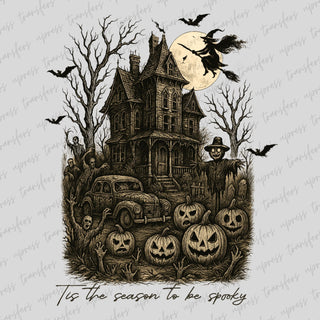 Tis The Season Creepy House