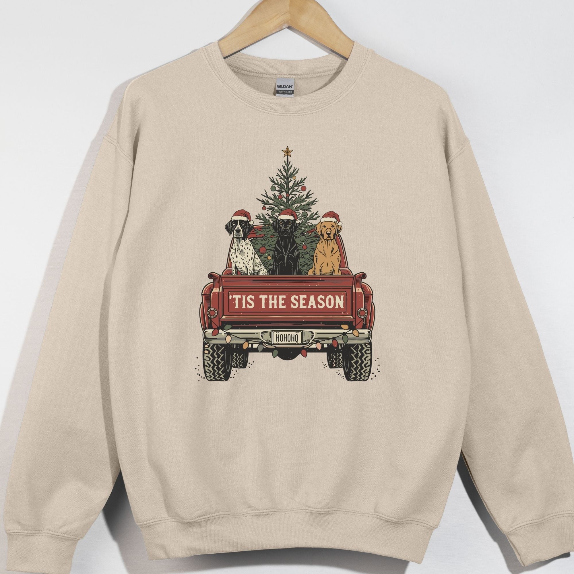 Tis The Season Dog Trio Truck