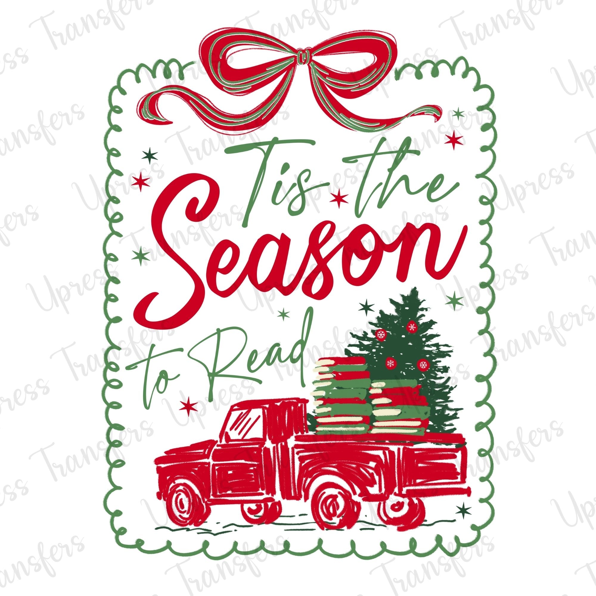 Tis The Season Doodle Frame Truck Books
