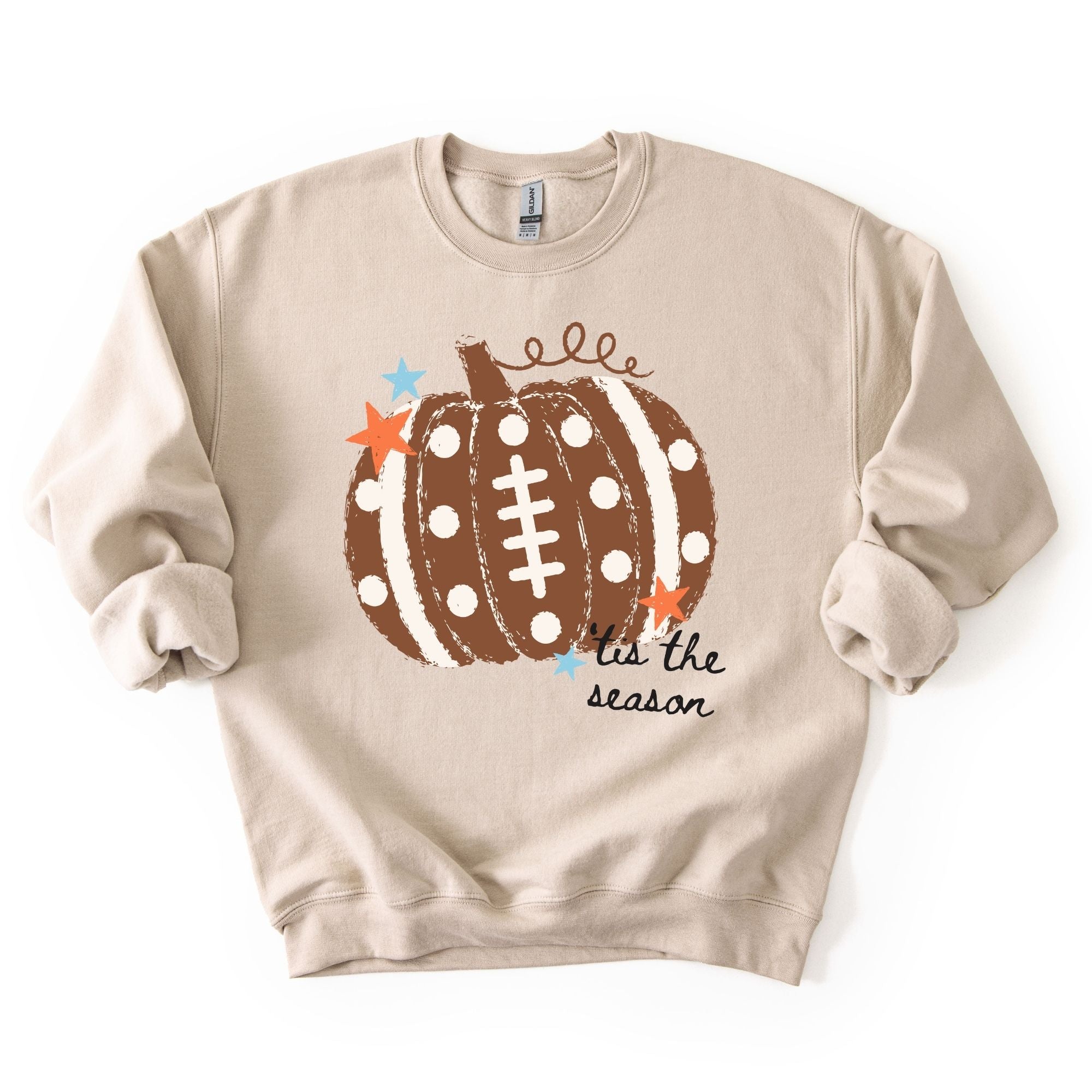 Tis The Season Drawn Pumpkin Ball