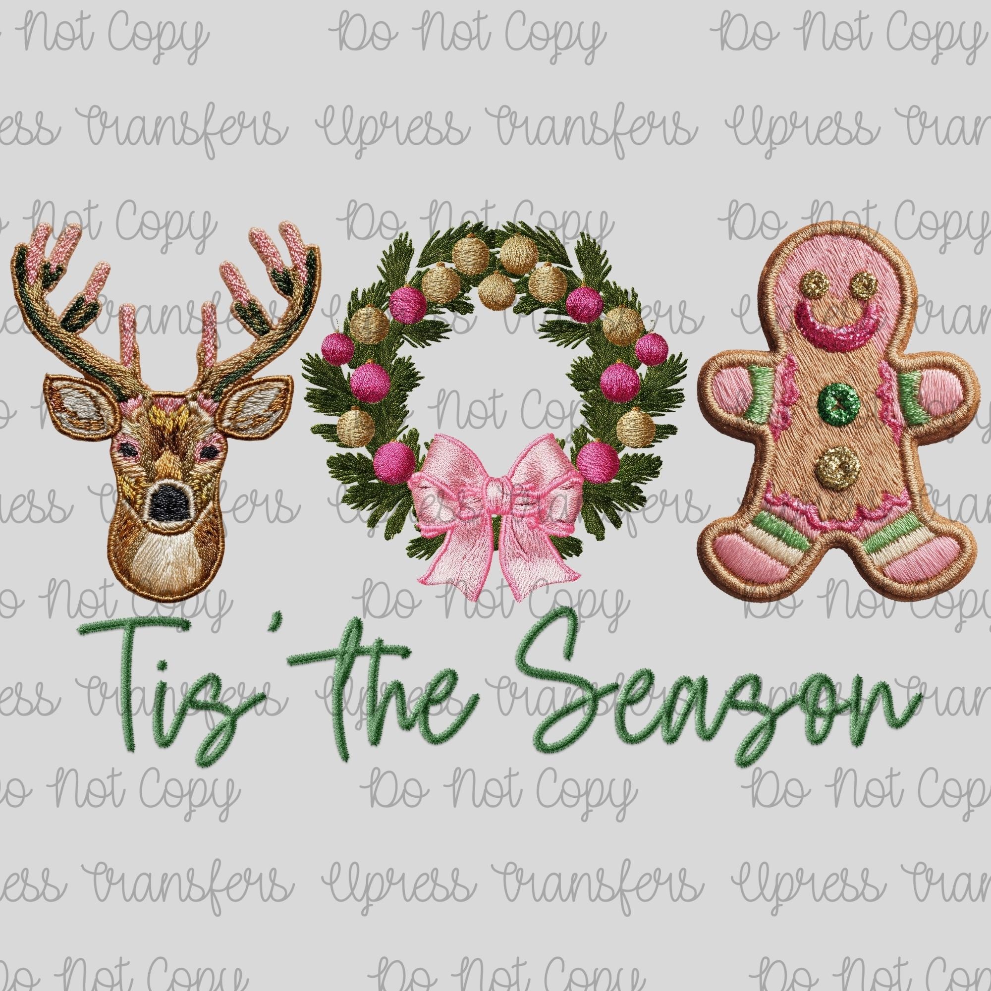 Tis The Season Embossed