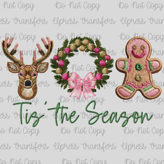 Tis The Season Embossed