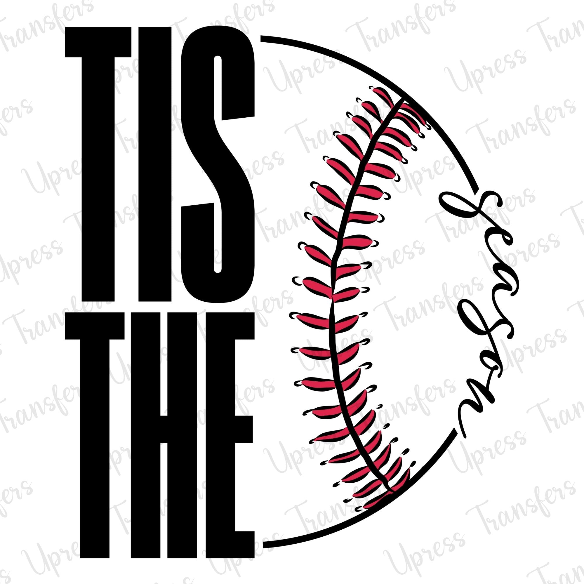 Tis The Season Half Baseball