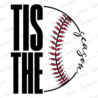 Tis The Season Half Baseball