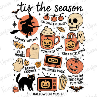 Tis The Season Halloween Collage