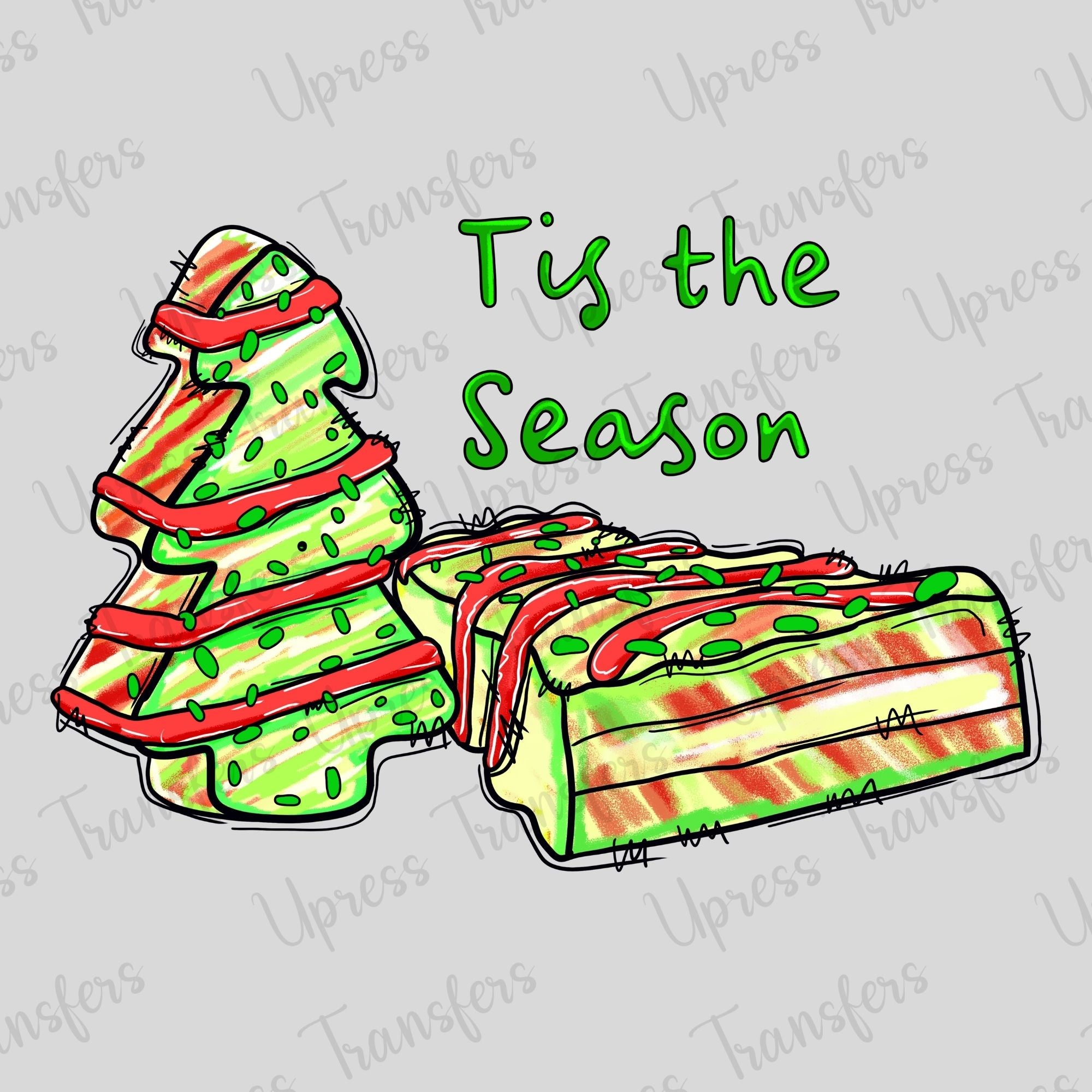 Tis The Season Neon Cake