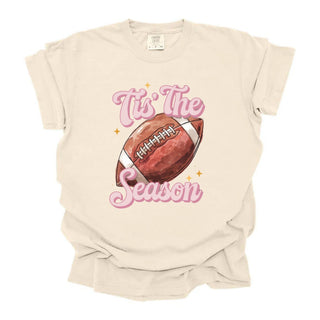 Tis The Season Pale Pink Football