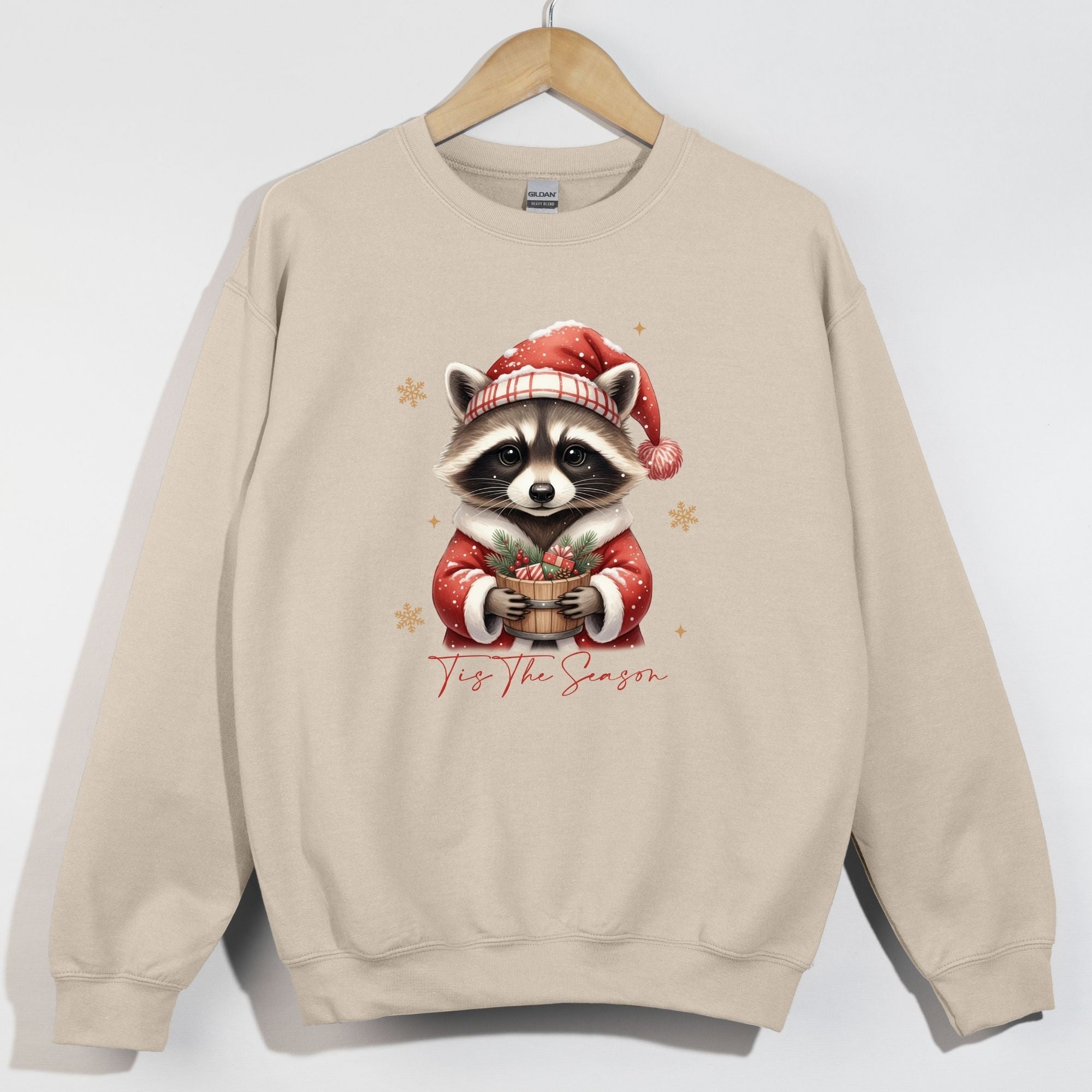 Tis The Season Raccoon Christmas