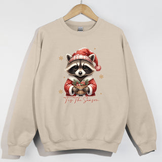 Tis The Season Raccoon Christmas