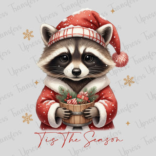 Tis The Season Raccoon Christmas