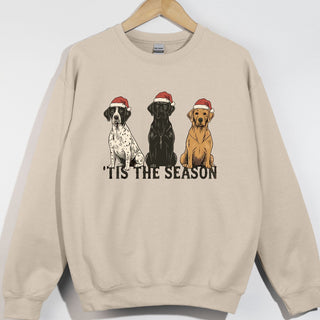 Tis The Season Retriever Dogs Trio