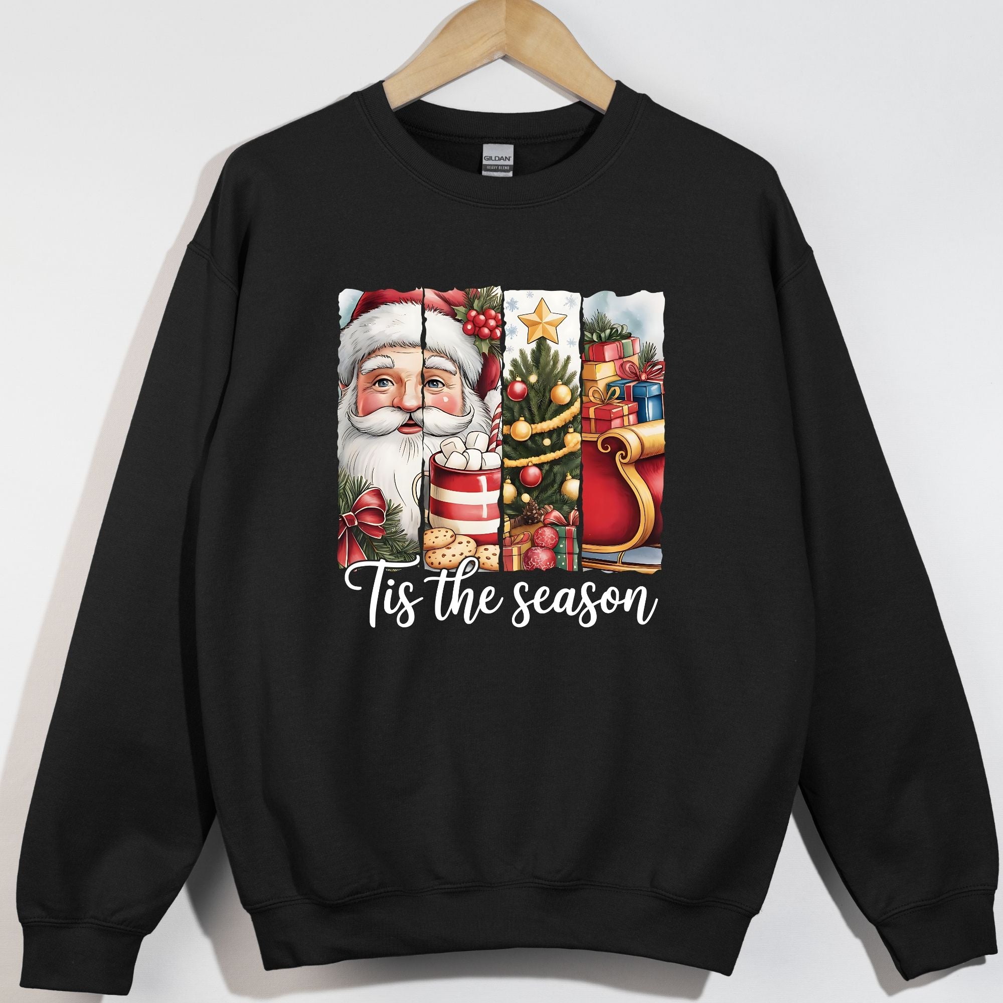 Tis The Season Santa Brushstrokes