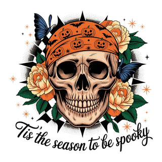Tis the Season To Be Spooky Skull