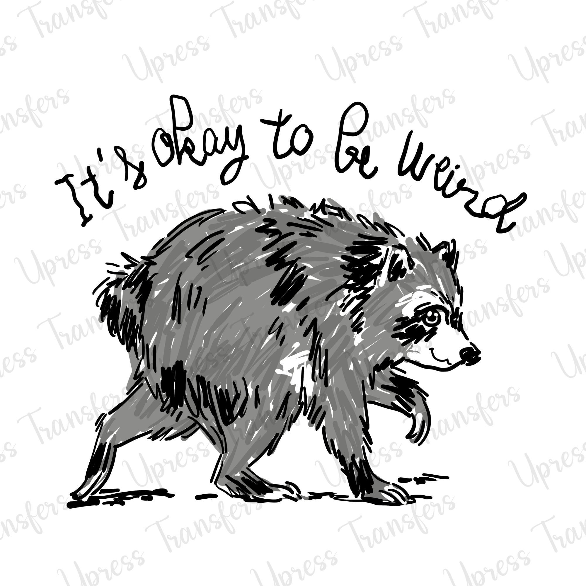 To Be Weird Raccoon