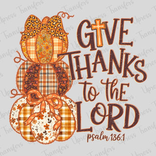 To The Lord Pumpkin Trio