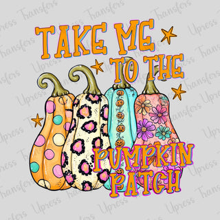 To The Pumpkin Patch Tall Pumpkins
