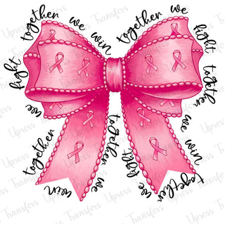 Together We Fight Pink Bow