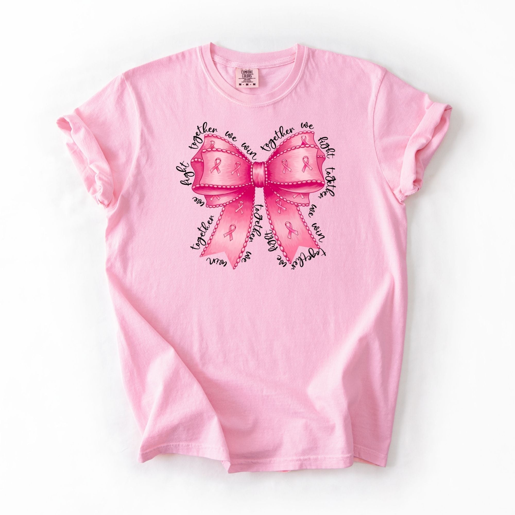 Together We Fight Pink Bow