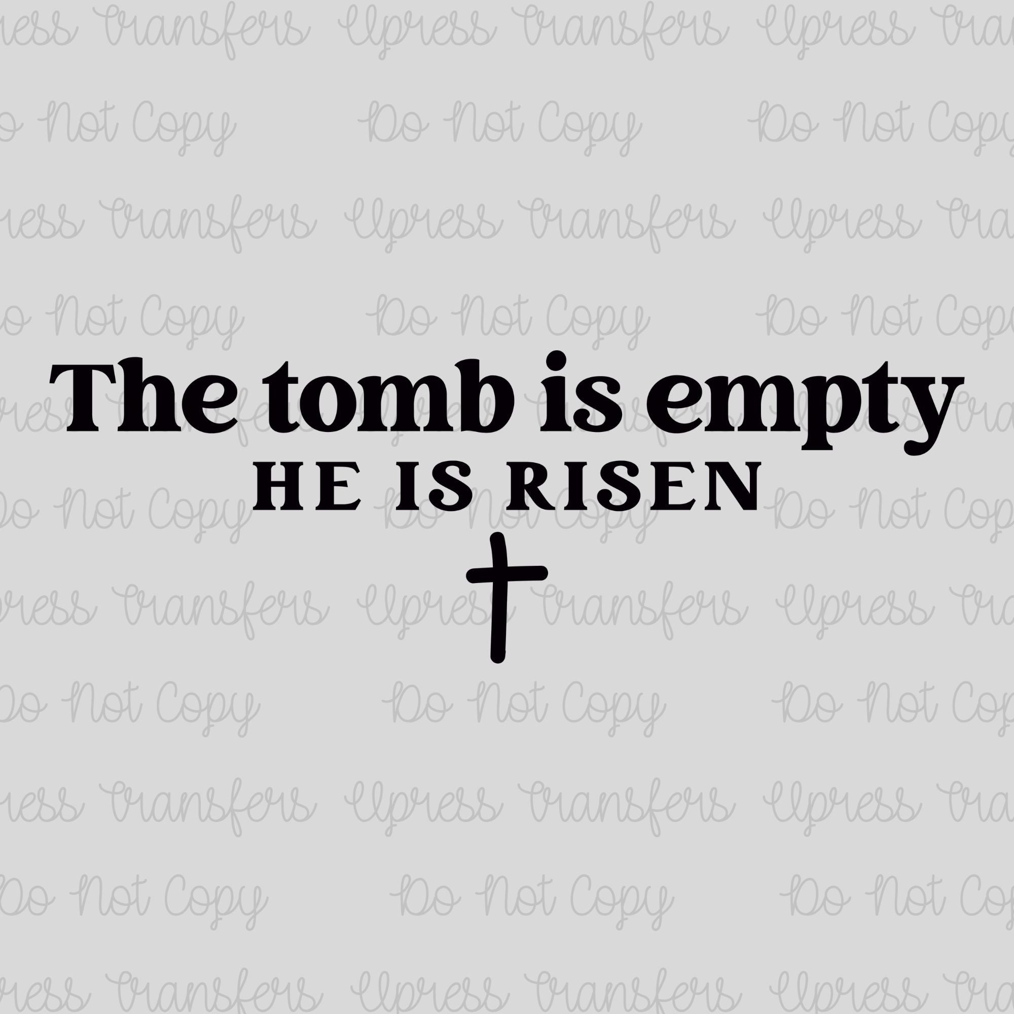 Tomb Is Empty Simple