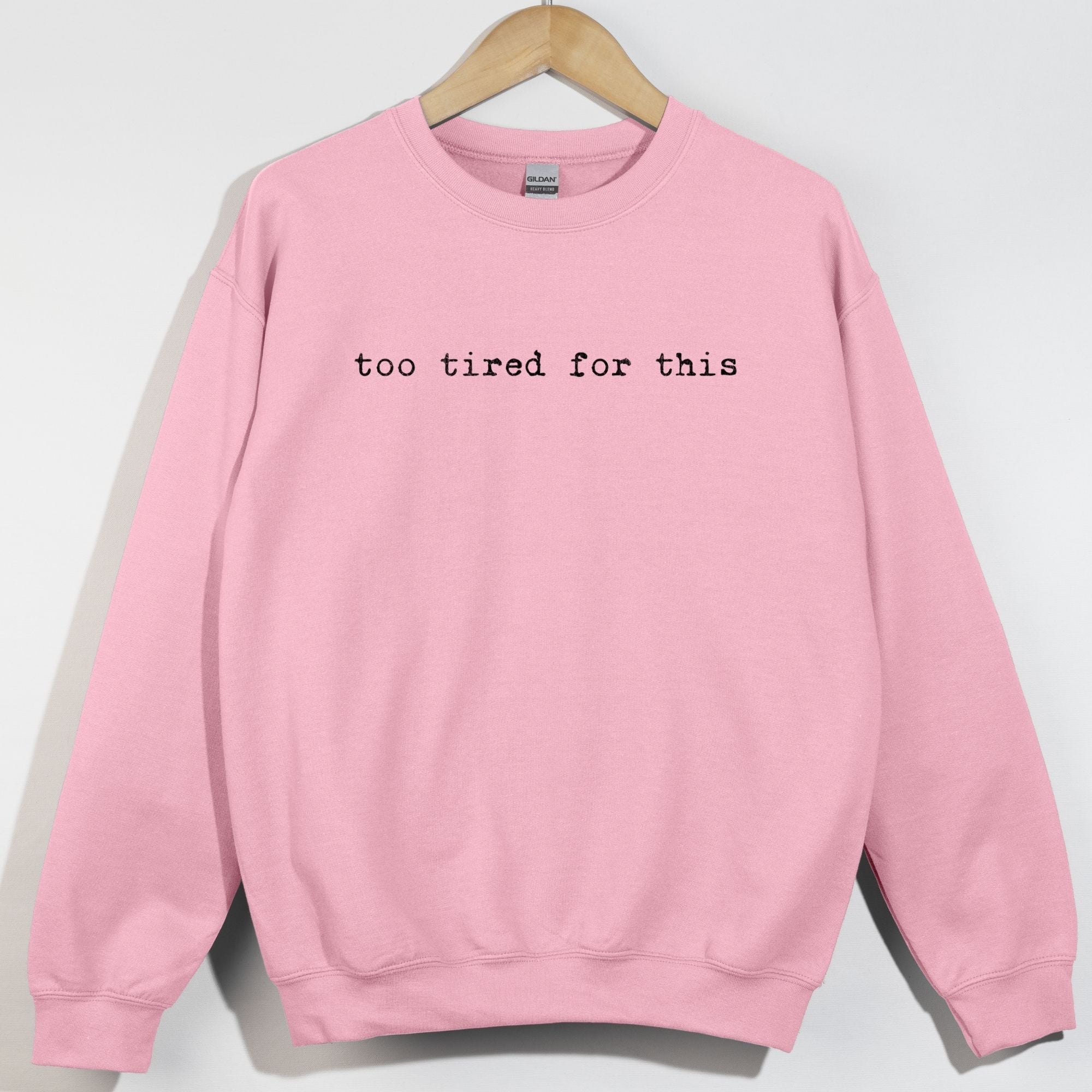 Too Tired For This Typewritten