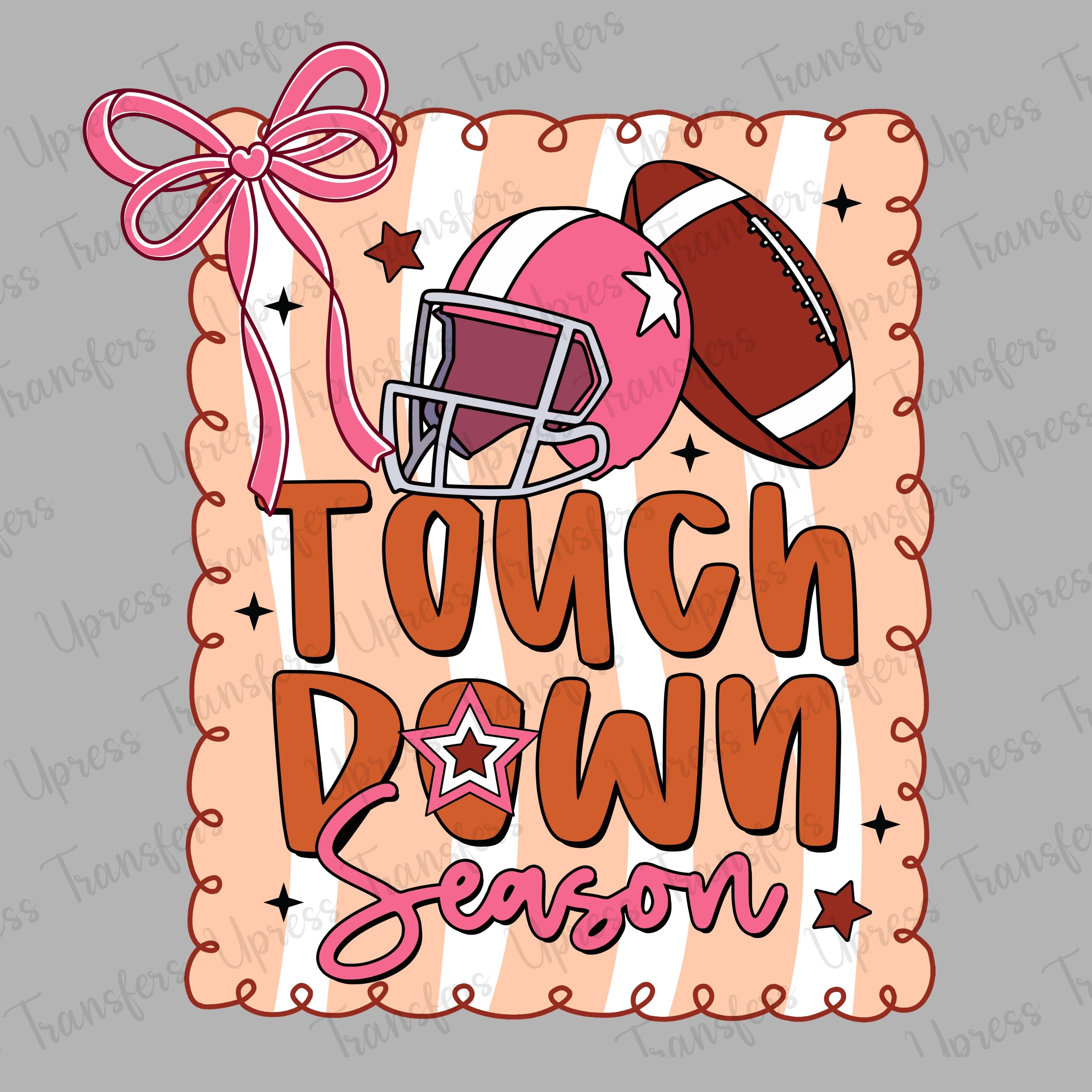 Touch Down Pink Bow
