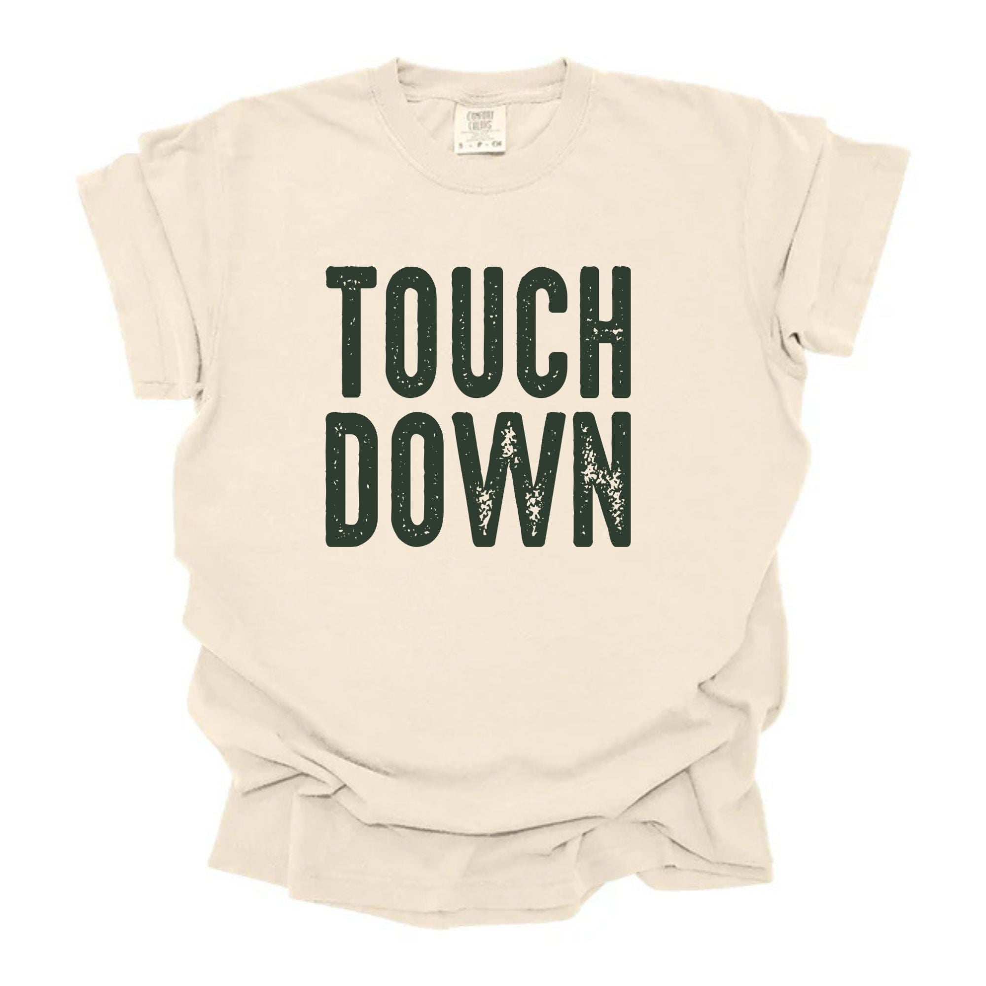 Touchdown Distressed Black Stacked
