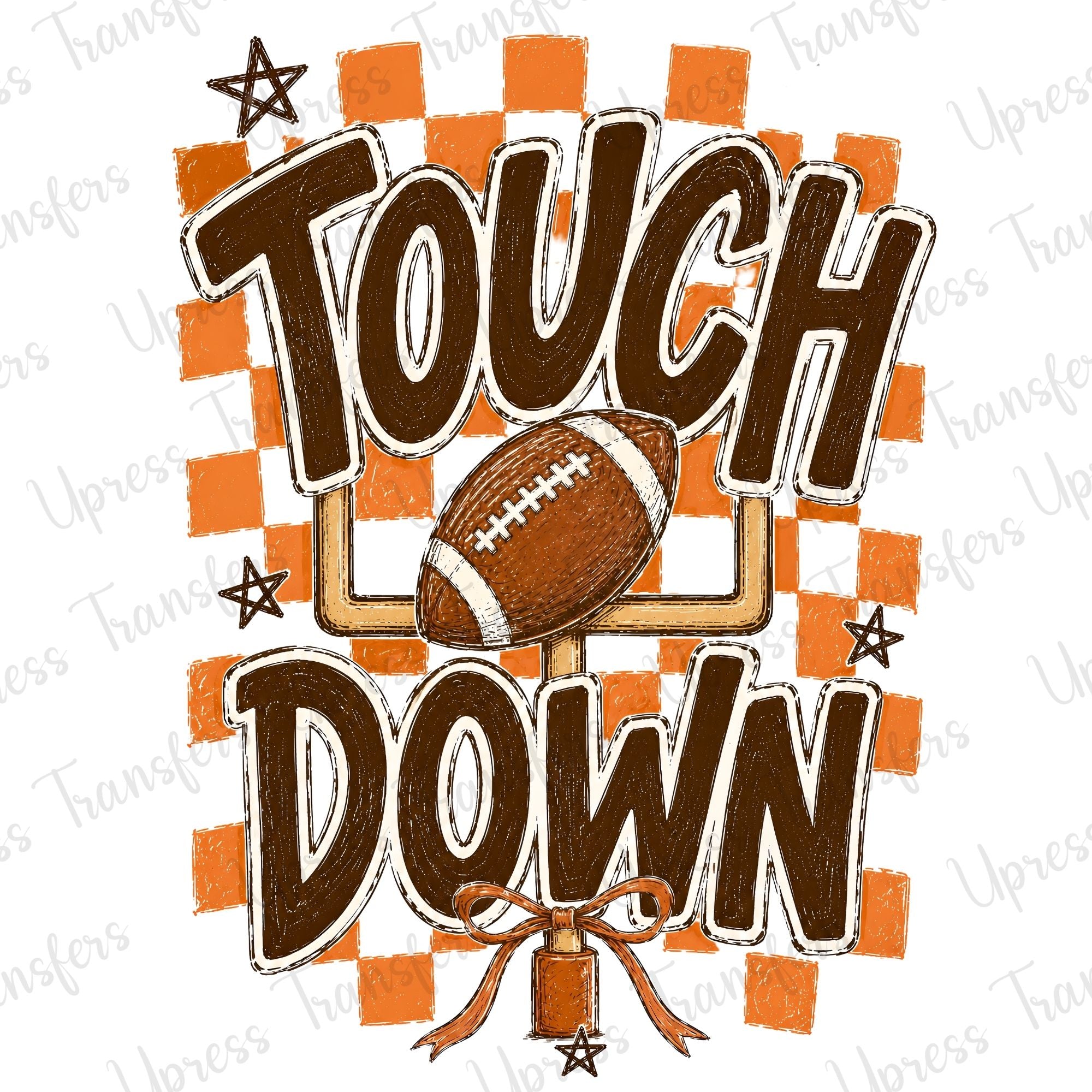 Touchdown Doodle Distressed
