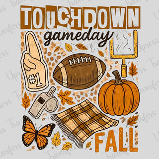 Touchdown Gameday Fall Football Collage