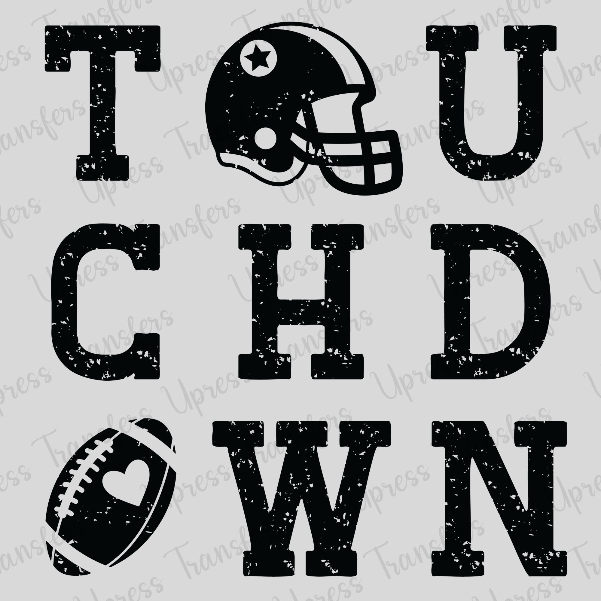 Touchdown Helmet and Football