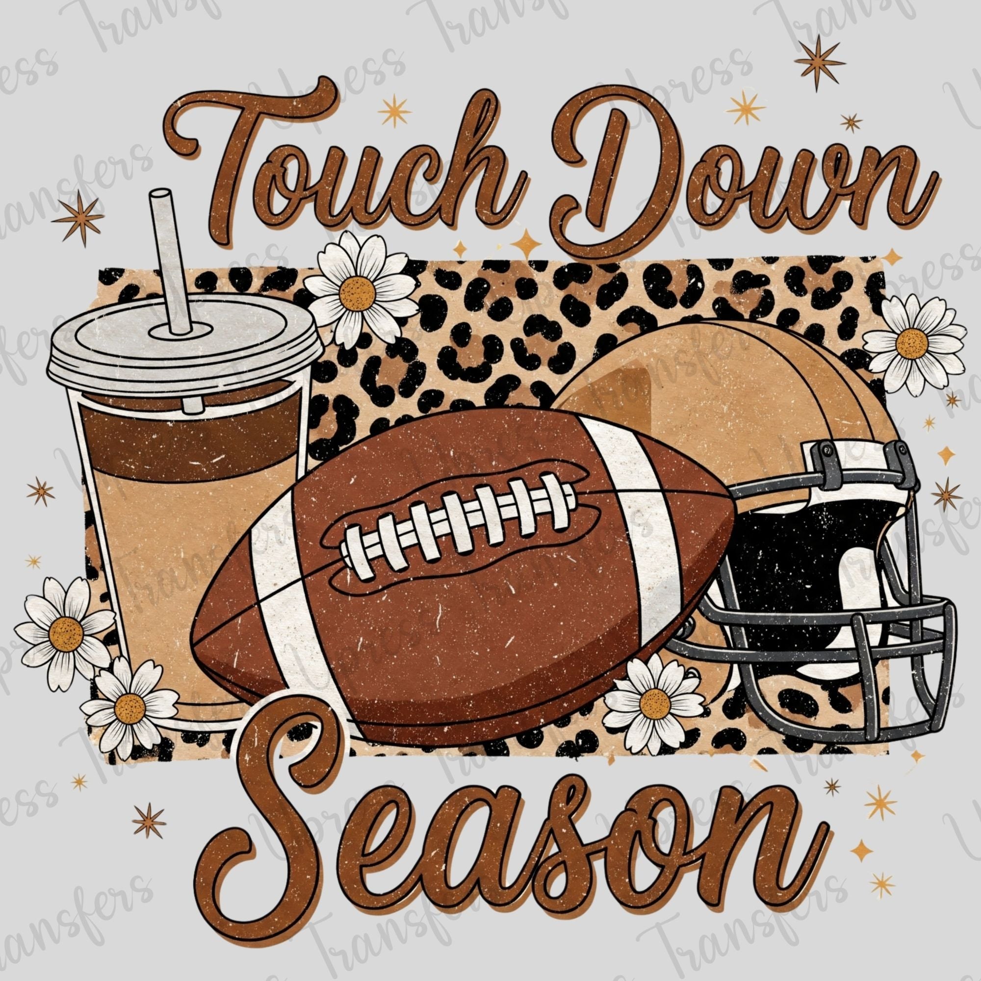 Touchdown Season Coffee Football Helmet