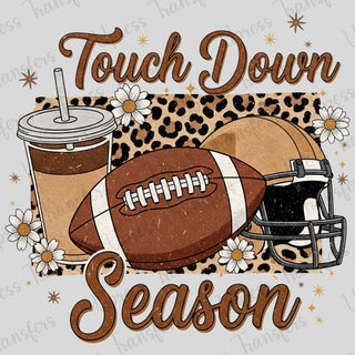 Touchdown Season Coffee Football Helmet