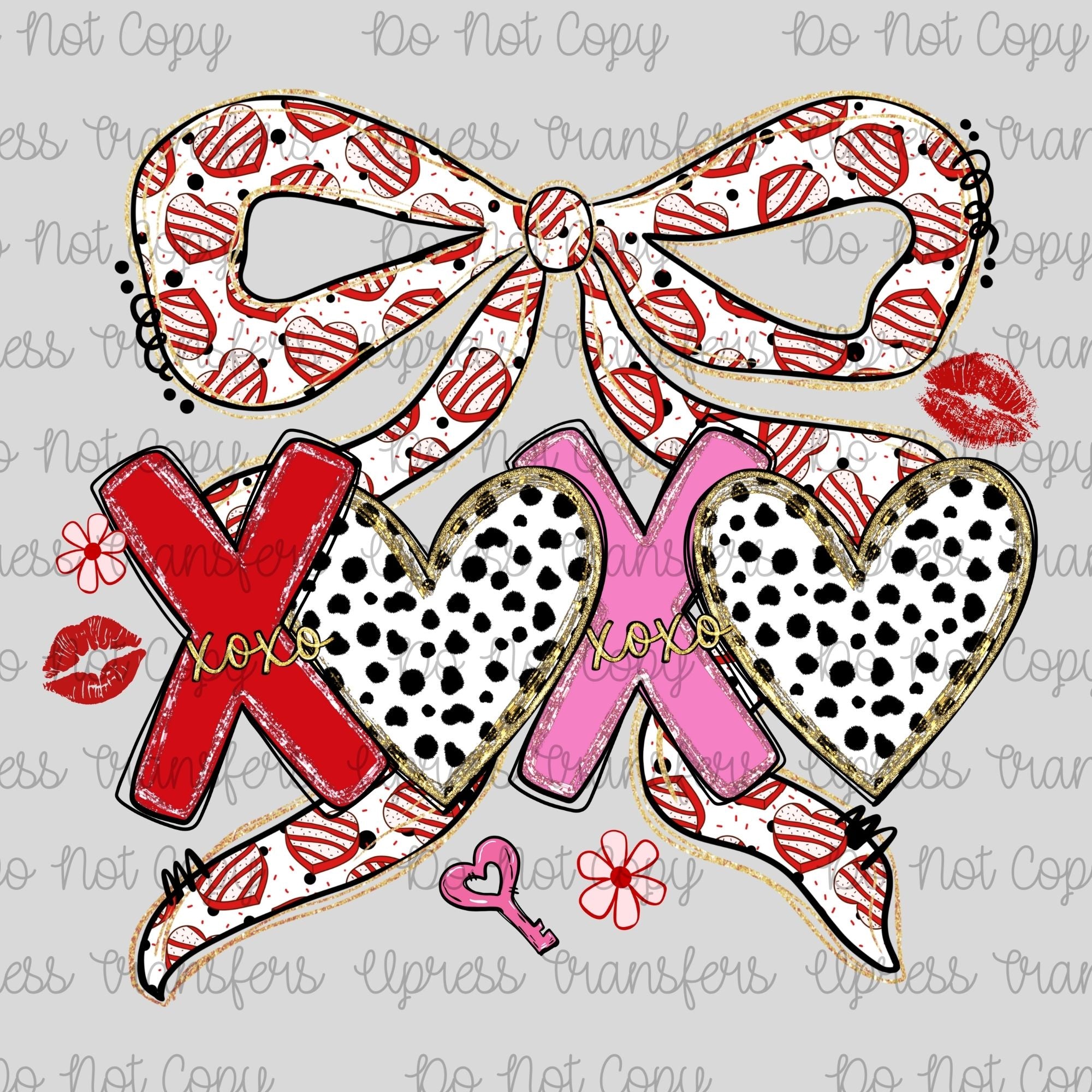Traditional Valentine XOXO Coquette (2)