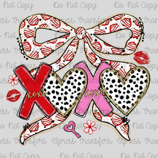 Traditional Valentine XOXO Coquette (2)