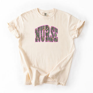 Tree Camo Nurse Pink