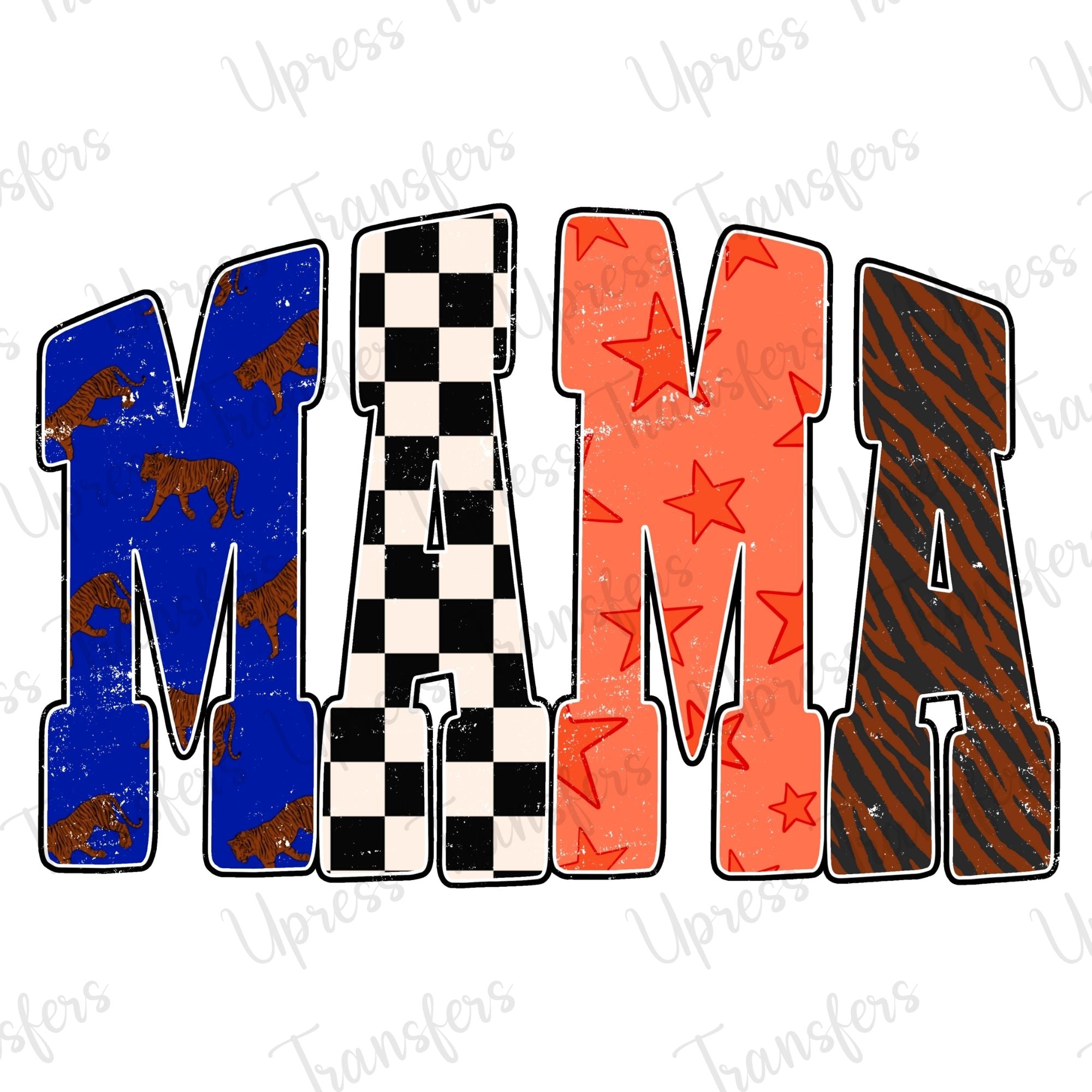 Trendy 4 Patterns Mama