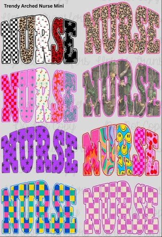 Trendy Arched Nurse Mini