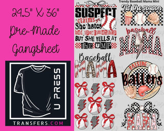 Trendy Baseball Mama Mini