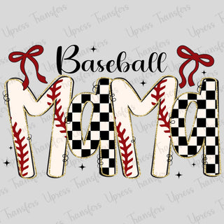 Trendy Baseball Mama With Bows