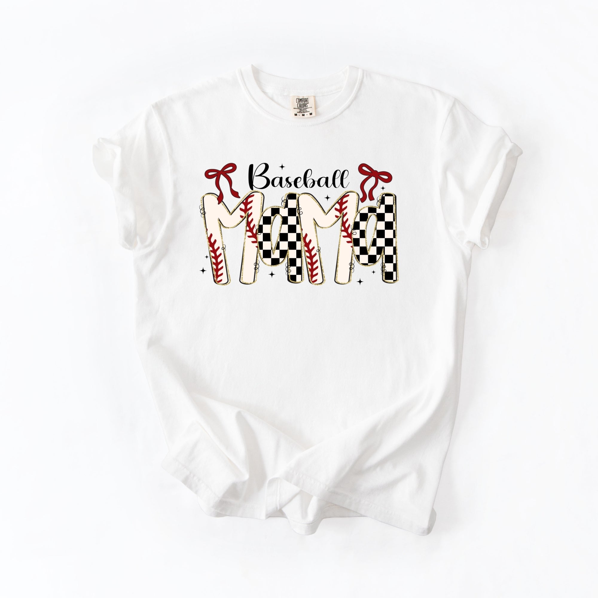 Trendy Baseball Mama With Bows